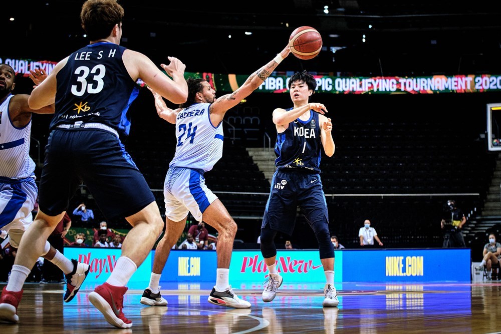 韩国男篮队大比分击败委内瑞拉队,晋级半决赛 韩国男篮队大比分击败委内瑞拉队,晋级半决赛